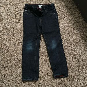 Crew cut fleece lined jeans